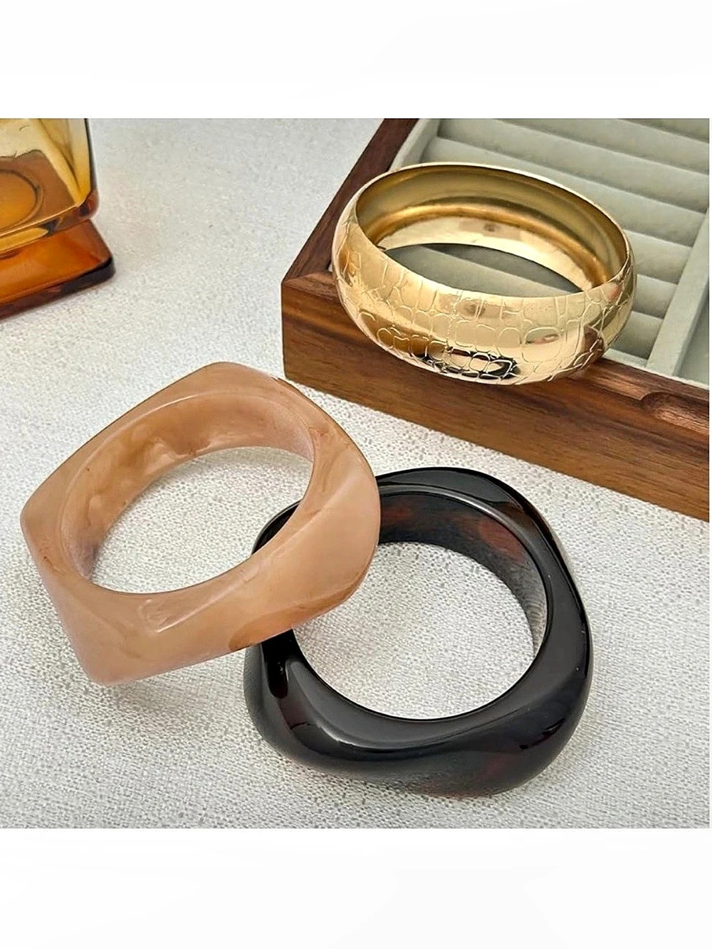 Chic Bangle Trio Set - Picture 4 of 6